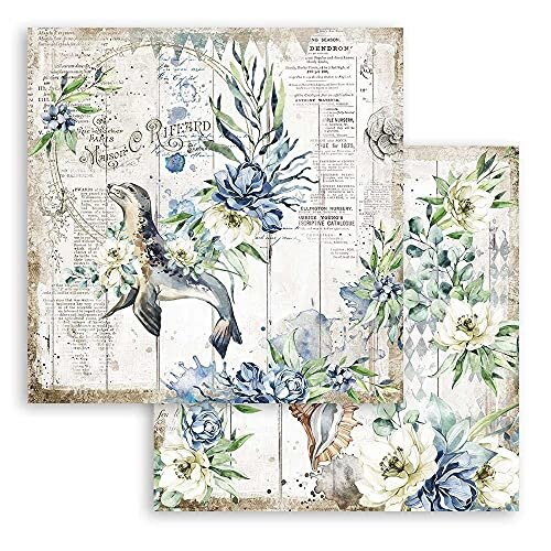 Stamperia International KFT Stamperia-Scrapbooking Dream Sea Rom   ntico Multicolor 12 x 12 polegadas 2