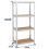 4 Tier Heavy Duty Metal Galvanised Shelving Rack Unit Garage Storage 2