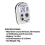 Visual Timer Multi Function With Vibrating Audible and Flashing Alarm - Countdown Timer Ideal For The Visually and Hearing Impaired 7