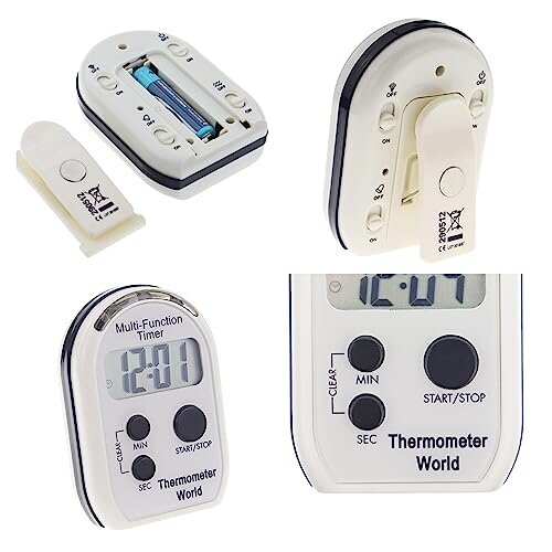 Visual Timer Multi Function With Vibrating Audible and Flashing Alarm - Countdown Timer Ideal For The Visually and Hearing Impaired 1