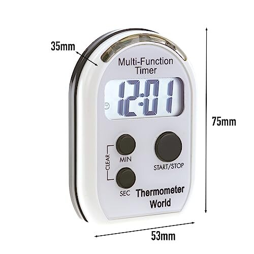 Visual Timer Multi Function With Vibrating Audible and Flashing Alarm - Countdown Timer Ideal For The Visually and Hearing Impaired 2