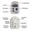 Visual Timer Multi Function With Vibrating Audible and Flashing Alarm - Countdown Timer Ideal For The Visually and Hearing Impaired 5