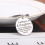 Personalized To Dad Keychain From Daughter Easy To Carry Creative Engraved Text Around Keychain 4