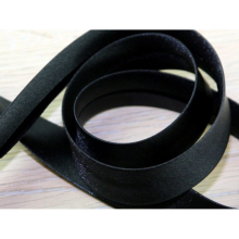 Prym 20mm Duchesse Satin Bias Binding Tape Black - per metre