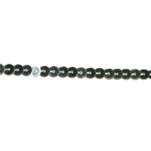 Essential Trimmings 6mm Strung Single Sequin Trim Silver - per metre