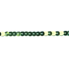 Essential Trimmings 6mm Strung Single Sequin Trim Aqua - per metre