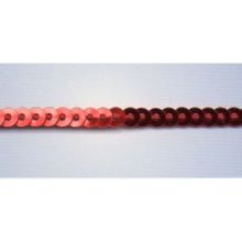 Essential Trimmings 3mm Strung Single Sequin Trim Red - per metre