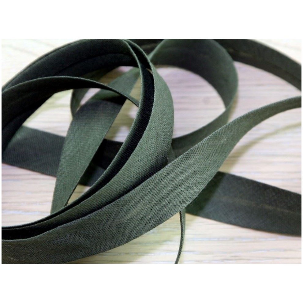 Prym 20mm Cotton Bias Binding Tape Army - per metre