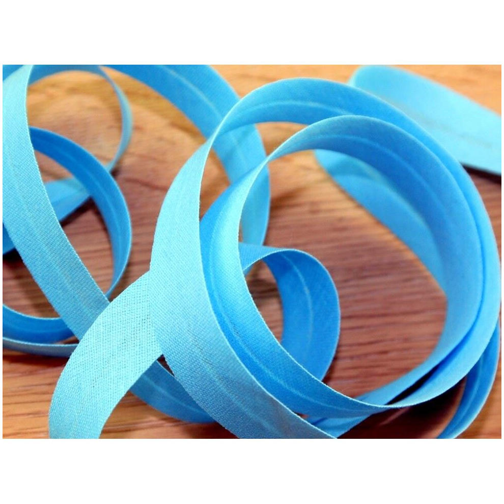 Prym 20mm Cotton Bias Binding Tape Turquoise - per metre