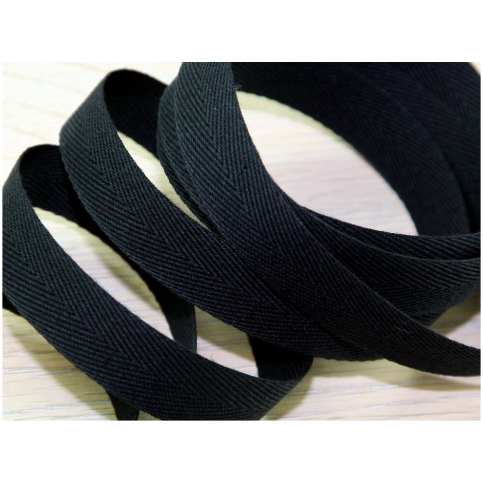 Prym 15Mm Extra Strong Cotton Tape - Per Metre Black