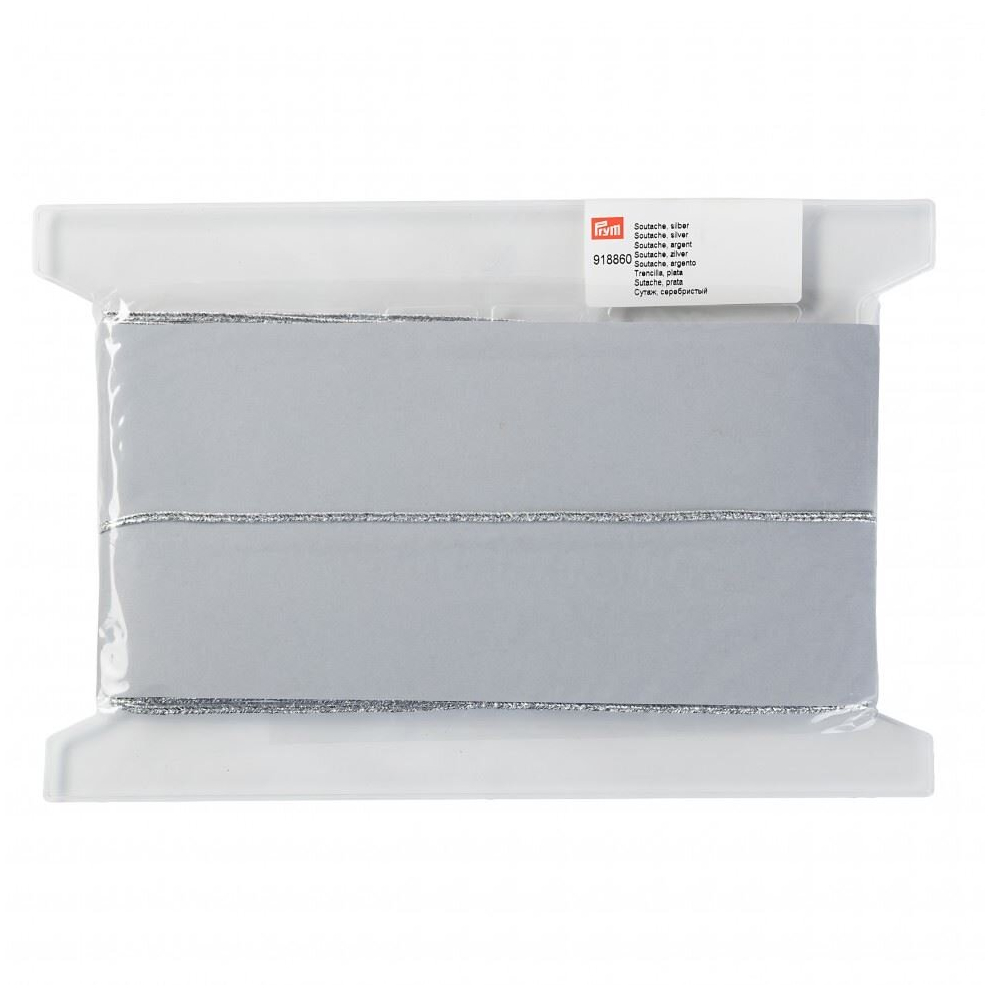 Prym 3Mm Russia Braid Trim - Per Metre Silver