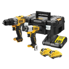 DCK2111L2T XR Bushless Sub-Compact Twin Pack 12V 2 x 3.0Ah Li-ion DEWDCK2111L2