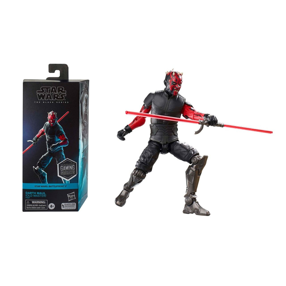 Hasbro Star Wars Battlefront Darth Maul Old Master Gaming Greats Action Figure Black