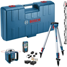 GRL 400 H Rotation Lase Including LR1 Receive, BT 152 Tipod & GR 2400 Rod - 0 615 994 0JY