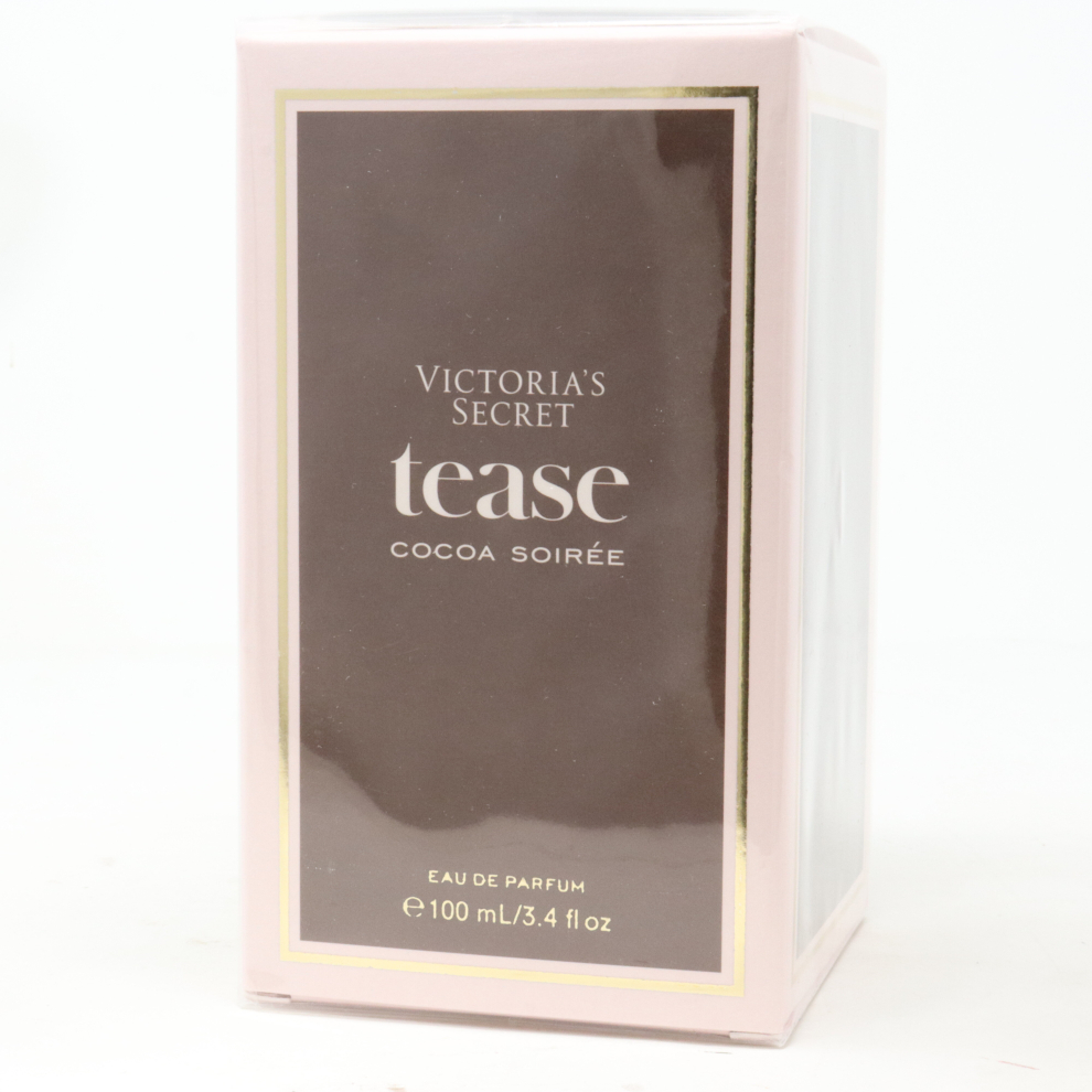 Tease Cocoa Soiree by Victoria's Secret Eau De Parfum 3.4oz Spray New With Box