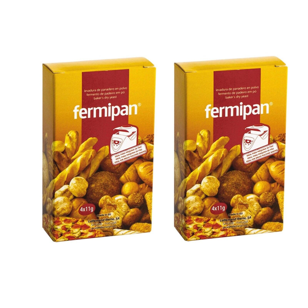 Fermipan 8X11g Instant Dried Yeast Vegan Gluten Free Bread
