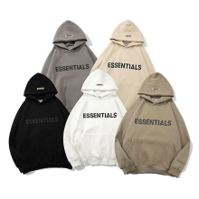 (Apricot, S) Fear Of God Essentials Hoodie Fog Coat Sweater