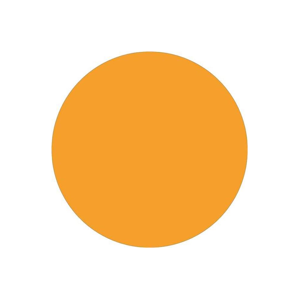2 in. Circle - Fluorescent Orange Removable Labels - Roll of 500-image-OPC-PCVQWKV-NEW