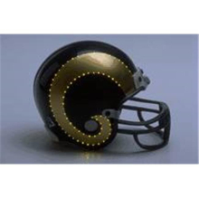 Los Angeles Rams Helmet Replica Mini VSR4 Style Fiber Optic