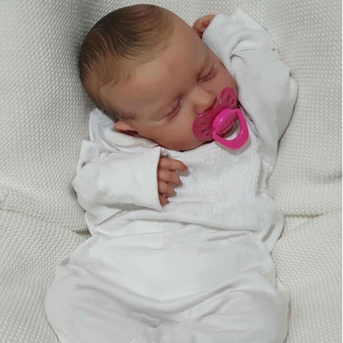 Reborn Baby Dolls Soft Cloth Body Πραγματικό αγόρι κορίτσι νεογέννητο χειροποίητα παιδιά 1