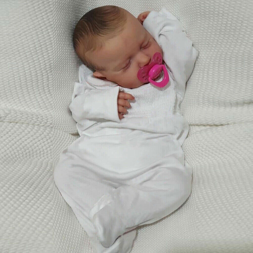 Reborn Baby Dolls Soft Cloth Body Πραγματικό αγόρι κορίτσι νεογέννητο χειροποίητα παιδιά 2