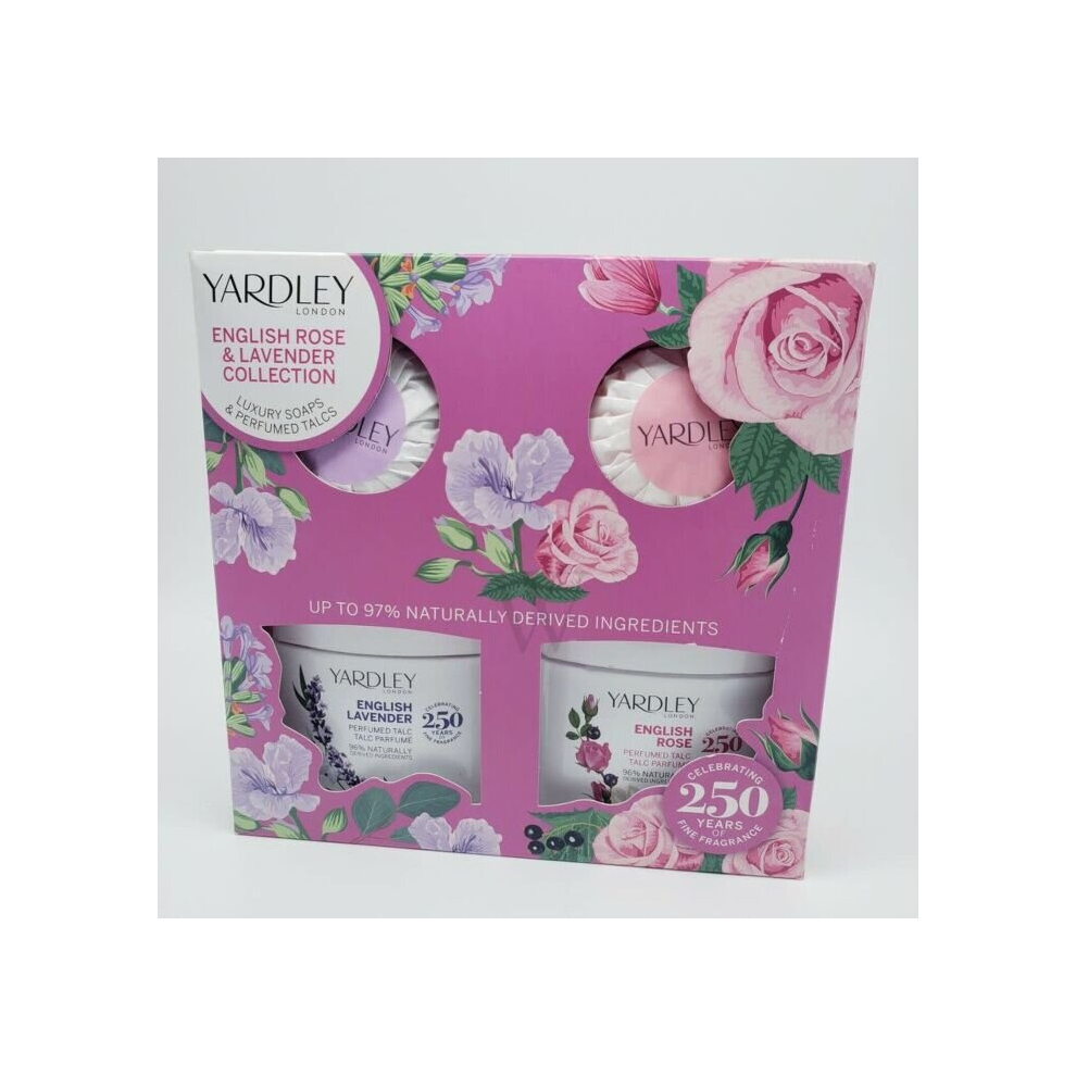 Yardley Of London Ladies Soap and Talc Gift Set Fragrances