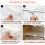 75-120cm Extendable Closet Organiser Wardrobe Shelf Storage Divider Rack Cupboard Shelves 7