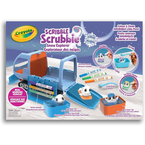 Crayola Crayola Scribble Scrubbie Pets Arctic Snow Explorer Playset Creative