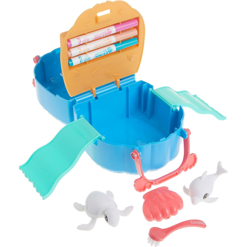 Crayola CRAYOLA Scribble Scrubbie Ocean Pets Seashell Splash Playset Fun Kit 1