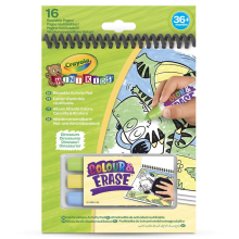 (Dinosaurs) Crayola Mini Kids Reusable Coloring Page Book