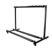 9-Way Guitar Rack Stand Padded For Multiple Electric Acoustic Bass Holder