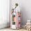 Living And Home (Pink) Kids' House Frame Rotating Bookshelf 3
