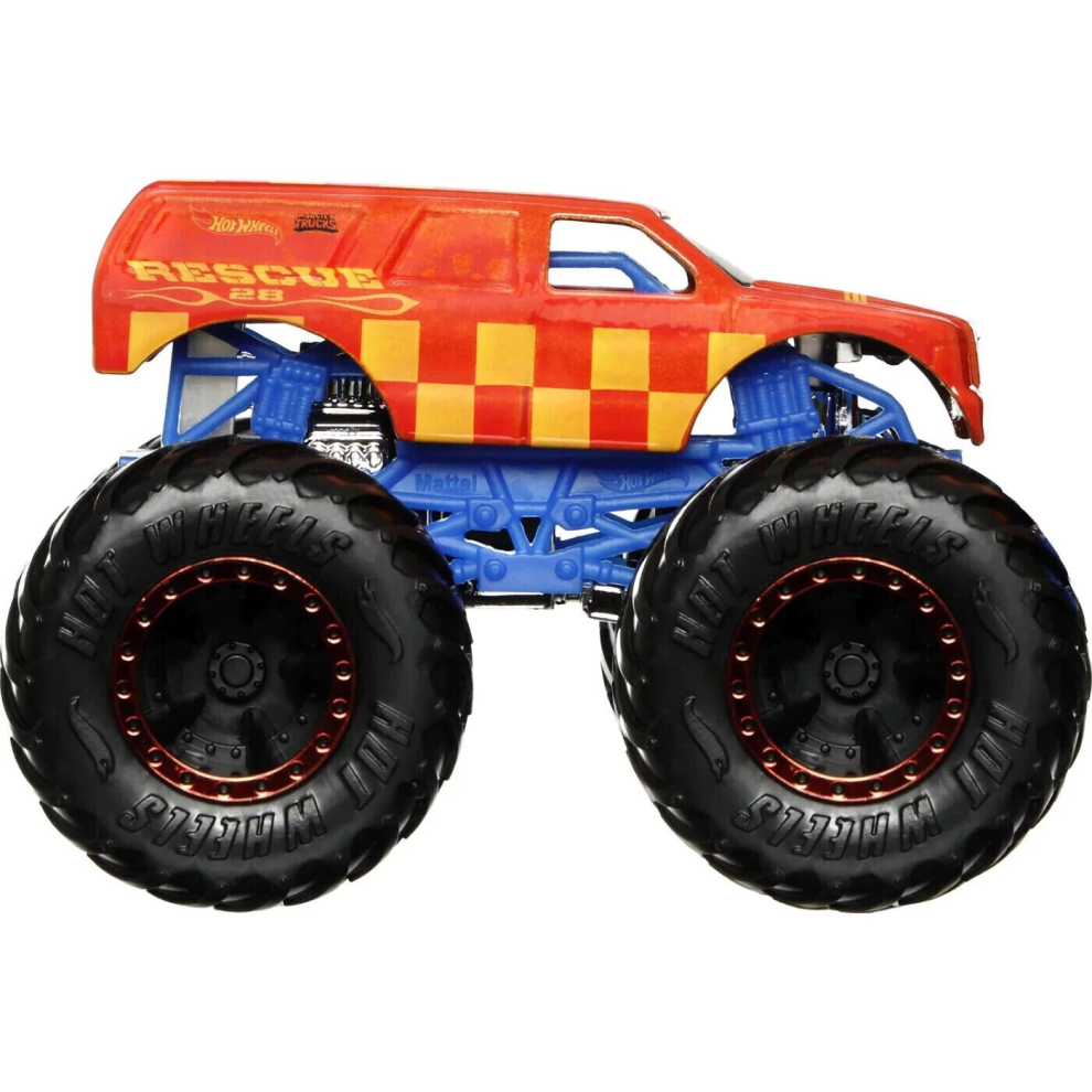 (Town Hauler) Hot Wheels Monster trucks Colour Shifters 1:64 Car