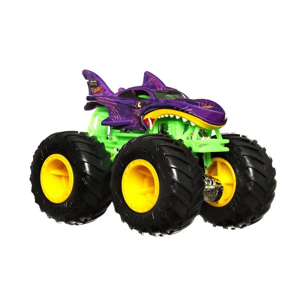 (Shark Wreak) Hot Wheels Monster trucks Colour Shifters 1:64 Car