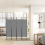 4Fold Folding Room Divider Freestanding Wall Privacy Screen Protector 2