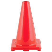 9 in. Heavyweight Base Safety Cone - Orange