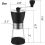Manual Coffee Grinder Mill with Ceramic Burrs 4