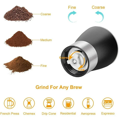 Manual Coffee Grinder Mill with Ceramic Burrs 2