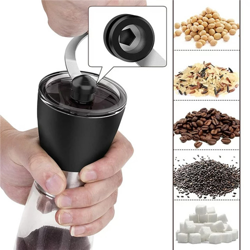 Manual Coffee Grinder Mill with Ceramic Burrs 1