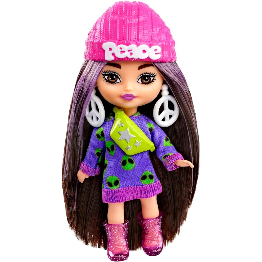 (Purple) Barbie Extra Mini Mini Pack Small Dolls