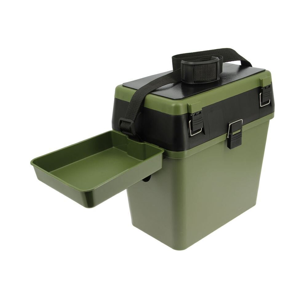 NGT Session Seat Box - With Side Tray and Shoulder Strap (GRN)