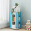 Living And Home (Blue) Kids' House Frame Rotating Bookshelf 2