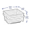 Alpina Bread Basket Food Serving Storage Hamper Metal White Fabric Square 3