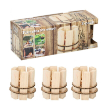 (3) Kindling Fire Starting Wood Kiln Dried Burner