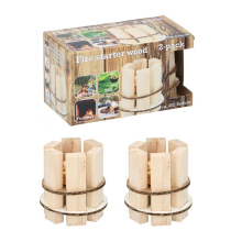 (2) Kindling Fire Starting Wood Kiln Dried Burner