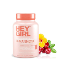 Hey Girl D Mannose Capsules Fast-Acting Uti Supplement, Cleanse & Flush Impurities, 60 Capsules, Dietary Supplement