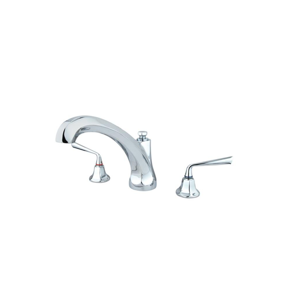 Two Handle Roman Tub Filler - Polished Chrome 780475760493