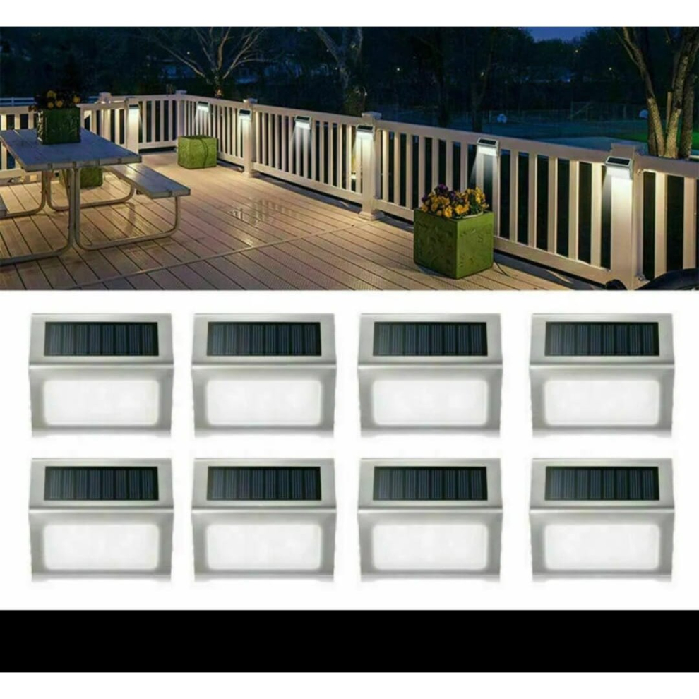 10X Super Bright Solar Light Powered Door Fence Wall Light Outdoor