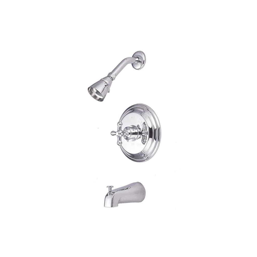 Pressure Balance Tub & Shower Faucet - Polished Chrome 780475818859