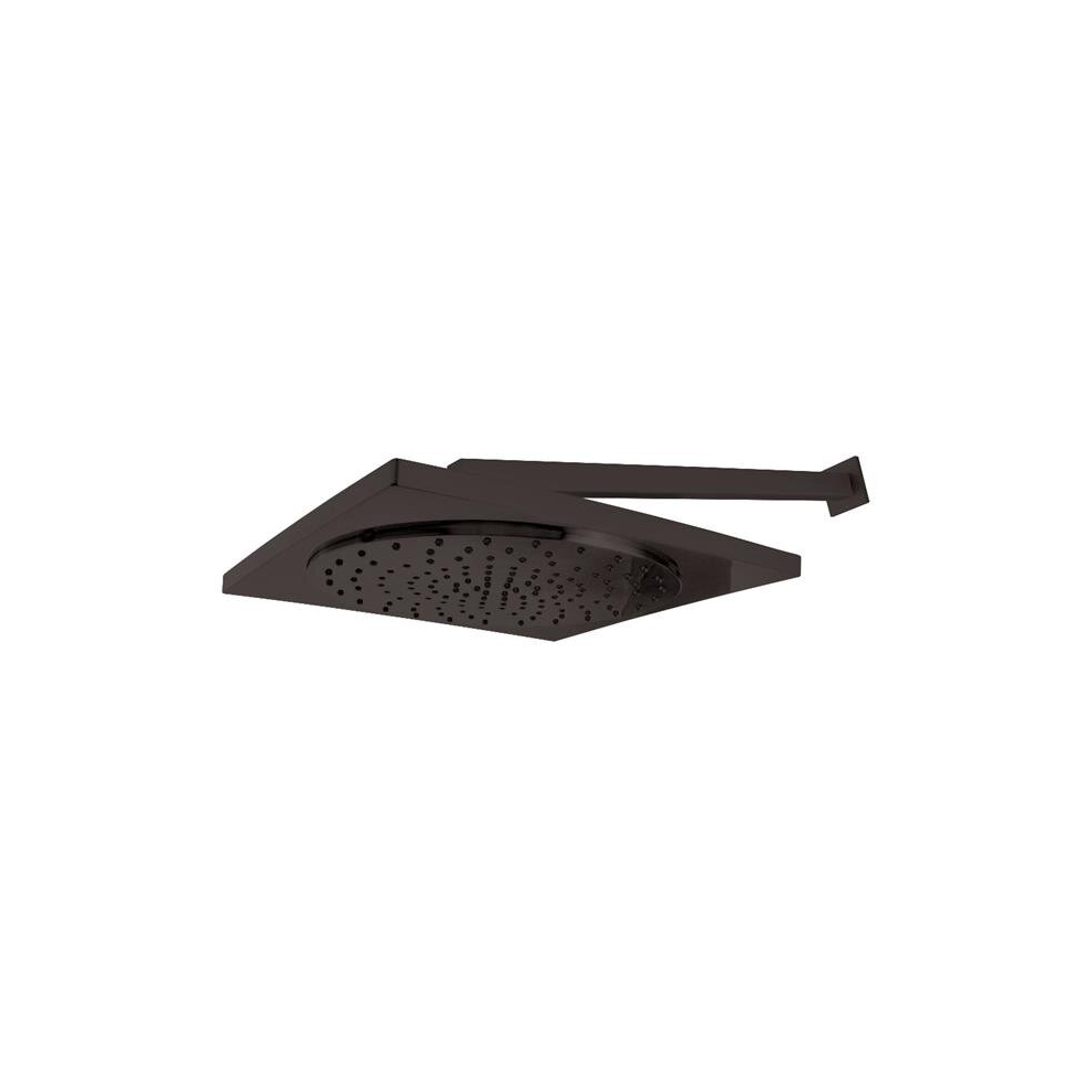 12 In. Claremont Rainfall Square Shower Head With 16 In. Shower Arm, Oil Rubbed Bronze 780475852525